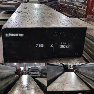 Ketebalan Max 800mm 1.2344 ESR Forged Steel Block Dalam Berbagai Ukuran