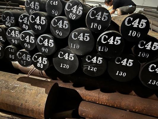 C45 S45C Kekuatan High Impact Alloy Tool Steel Oil quenching Pengolahan panas vakum
