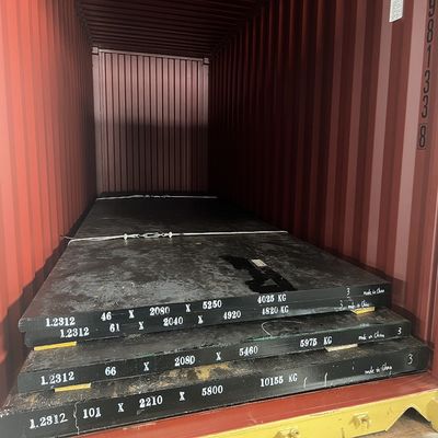 1.2312 mudah pengolahan plastik cetakan pelat baja paduan pelat baja